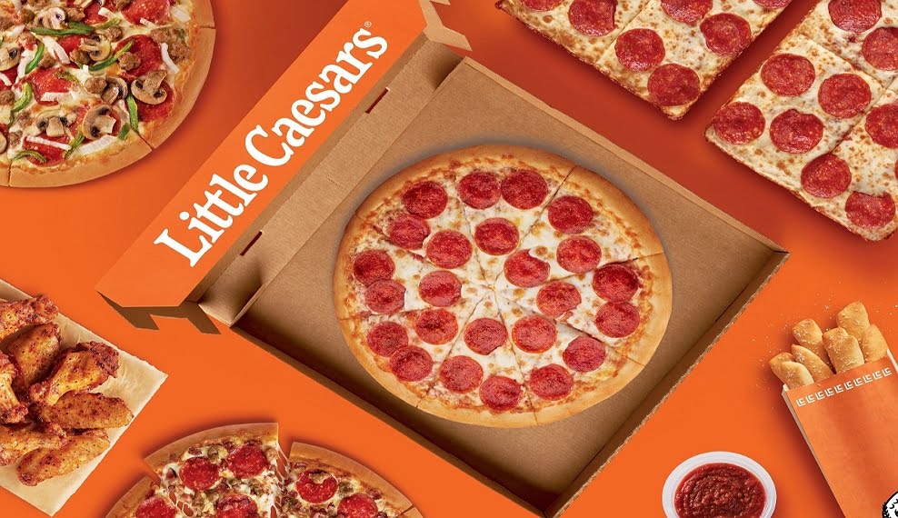 little Caesars delicious pizza