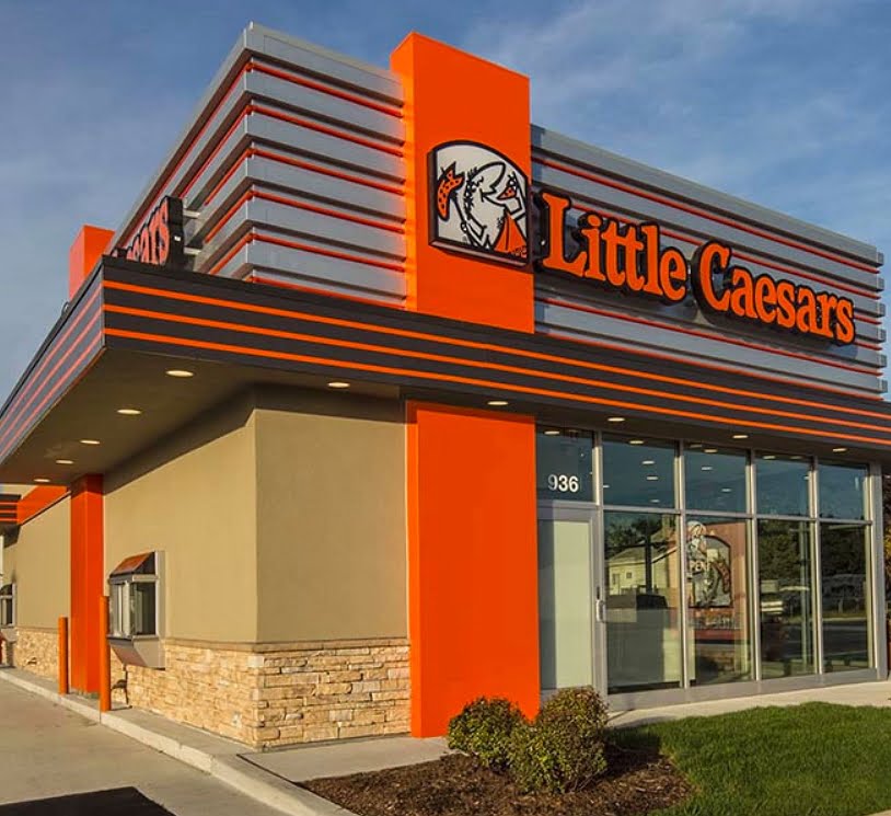 outlook of little Caesars restaurant